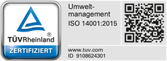 Siegel DIN EN ISO 14001:2015